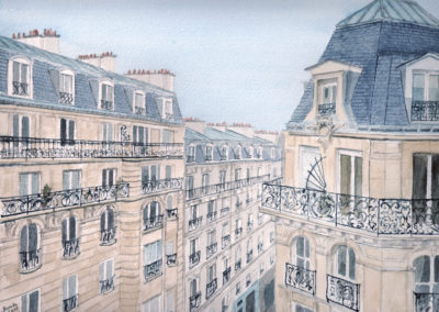 « Rue Josephe de Mestre » 23x31cm, 2017