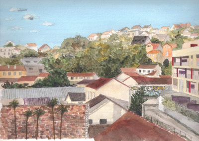« Cachan »<br>Aquarelle, 2017