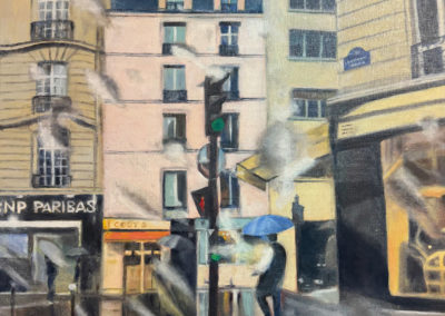 «&nbsp;Raspail - Grenelle&nbsp;» huile sur toile, 65x50 cm, 2025