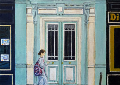 « Rue Garancière »<br>Huile sur toile, 70x50cm, 2021