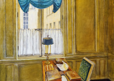 « Hôtel de la Marine »<br>Huile sur toile, 65x50cm, 2021