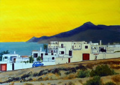 « Casa de Manolo »<br>Acrylique sur toile, 60x81cm, 2021