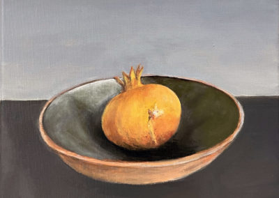 « Grenade de Carboneras »<br>Huile sur toile, 30 x 30cm, 2023
