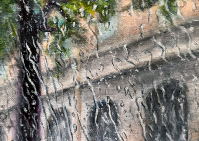 « Boulevard Pasteur », acrylique sur toile, 27x19cm, 2024