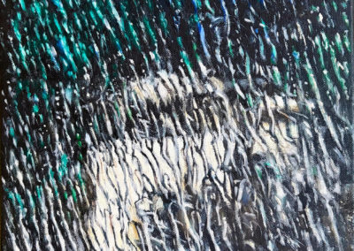 «&nbsp;Arrêt de bus Parc Montsouris&nbsp;» Pigments anciens, 33 x 24 cm, 2026